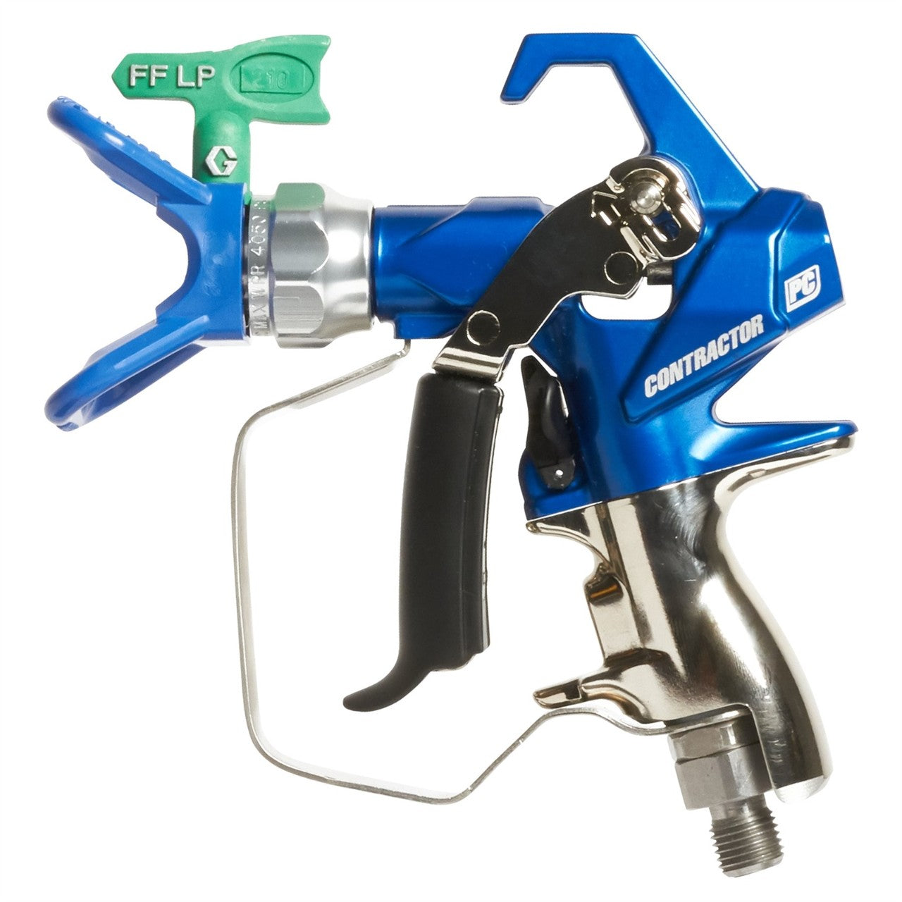 Graco Contractor PC Compact Airless Spray Gun with RAC X FFLP 210 SwitchTip, 19Y443 - The Paint People