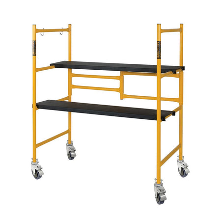 METALTECH 4 Foot Mini Scaffolding Ladder, with Locking Wheels and Adjustable Platform,  I-IMCN - The Paint People