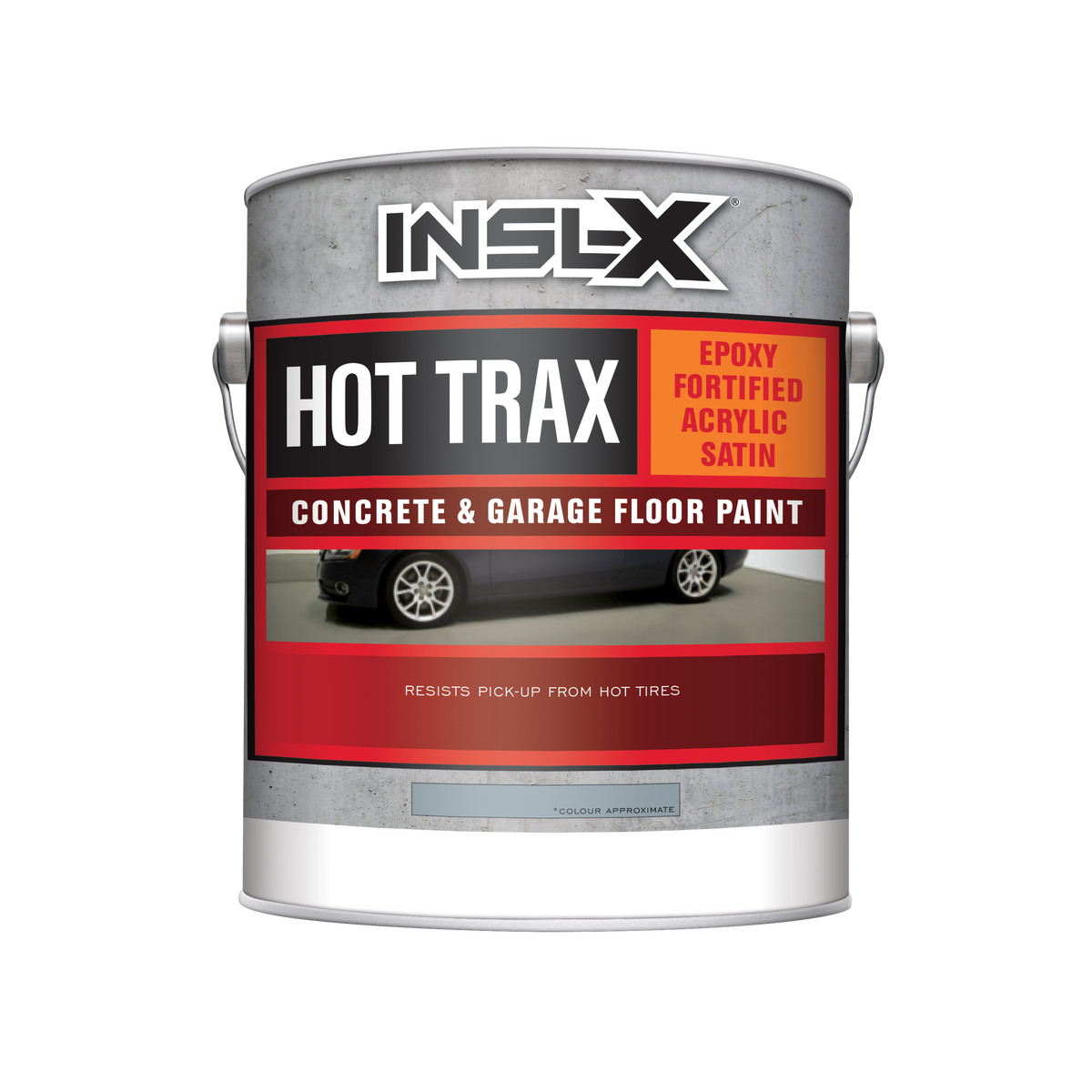 INSL-X HOT TRAX - ACRYLIC SATIN CONCRETE & GARAGE FLOOR PAINT - The Paint People