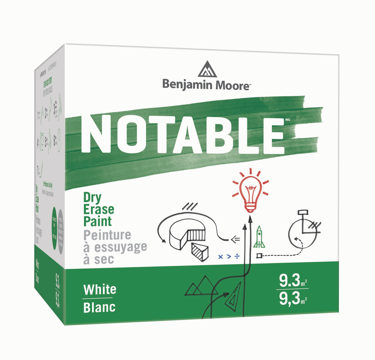 Notable® Dry Erase Paint - White High Gloss (K500-01) - The Paint People